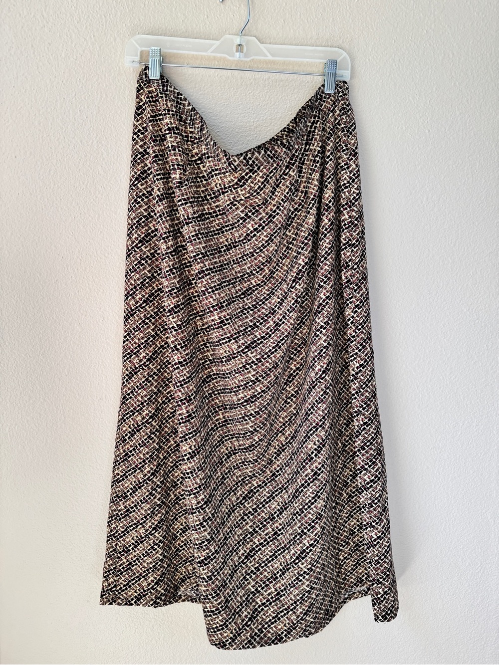 Women's Printed A-Line Maxi Skirt - Neutral Multi